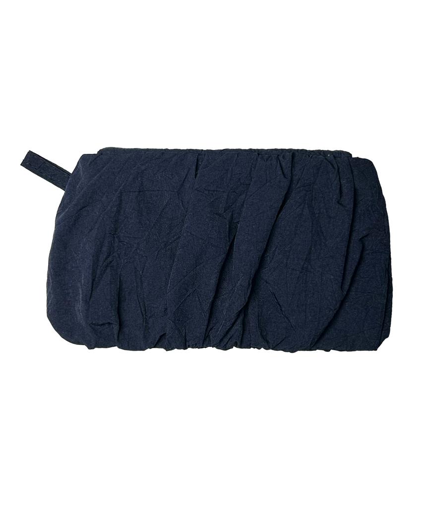 Whimsy Mind Windy Curtain Shirred Pleated Card Holder Navy