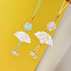 Fan Phone Pendant Chinese Style Mobile Phone Strap Bag Decoration Mobile Phone Chain  Women Girls