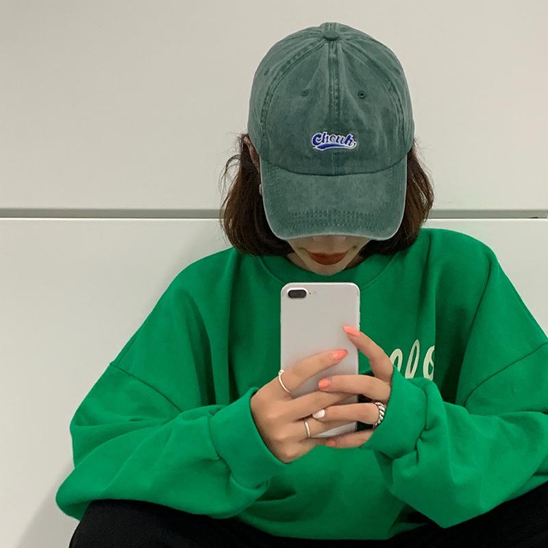 American Fashion Brand Retro Washing Baseball Cap for Men and Women Korean Version Simple Embroidery Soft Top Sun Protection Couple Baseball Cap