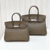 New Leather Women's Bag Crocodile Pattern Leather Matte 2530CM Platinum Bag Classic Versatile Portable
