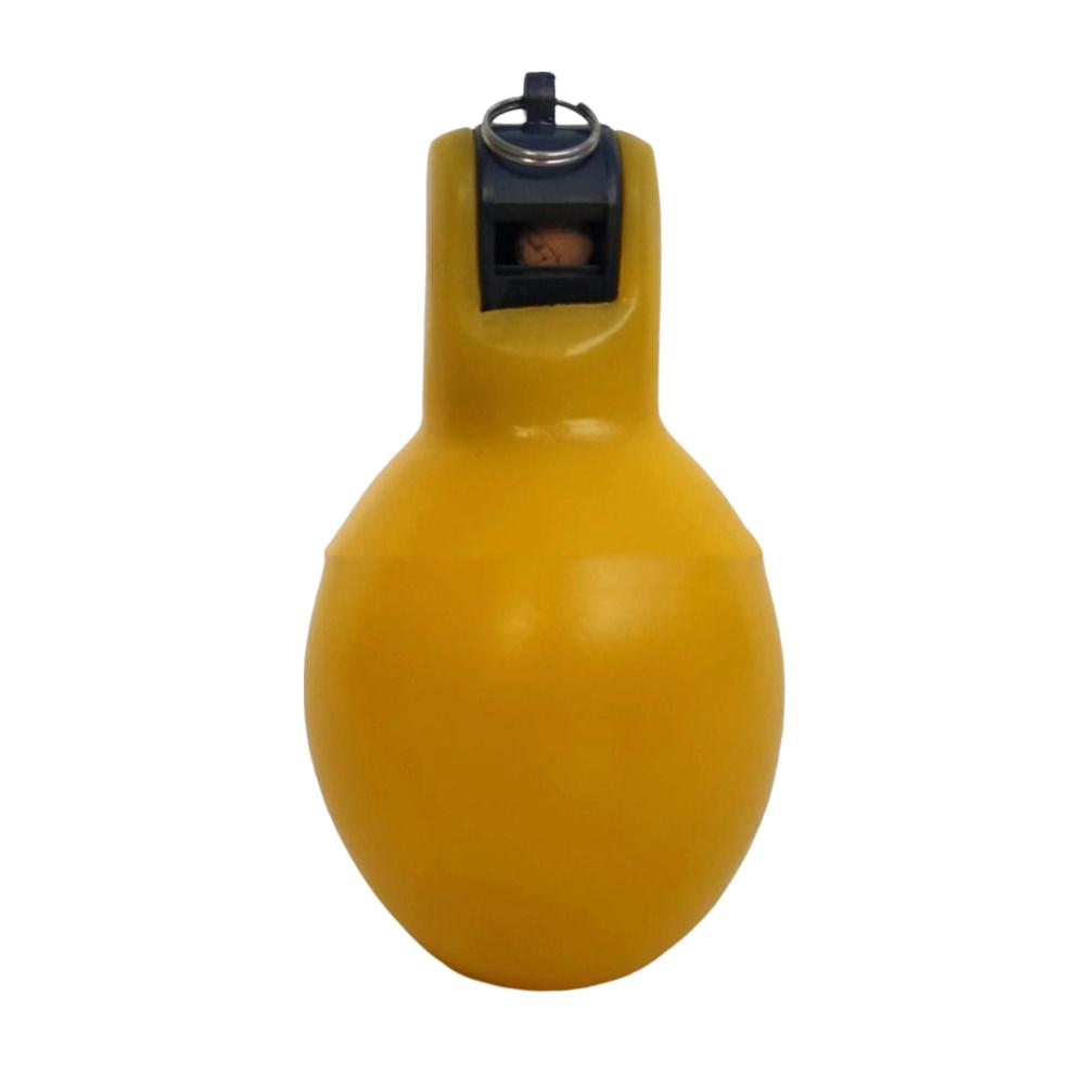 

High-Pitched Hand Squeeze Whistle Ultra-Portable Emergency Whistle Training Whistle Trekking жёлтый
