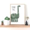Postere Dinozaur Drăguț Desen Animat Animal Pepinieră Poster Nordic Artă de Perete Pictură pe Pânză Decor Acasă Camera Copiilor Decor Pepinieră