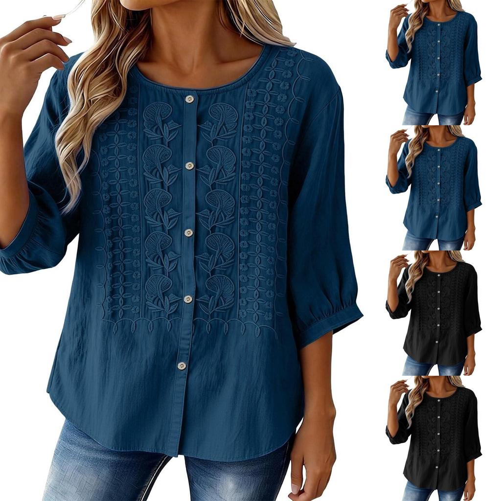 Damska bluzka modny i swobodny top T-shirt