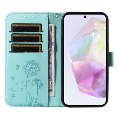 For Samsung Galaxy A36 5G Leather Case Wallet Phone Cover Dandelion Imprint