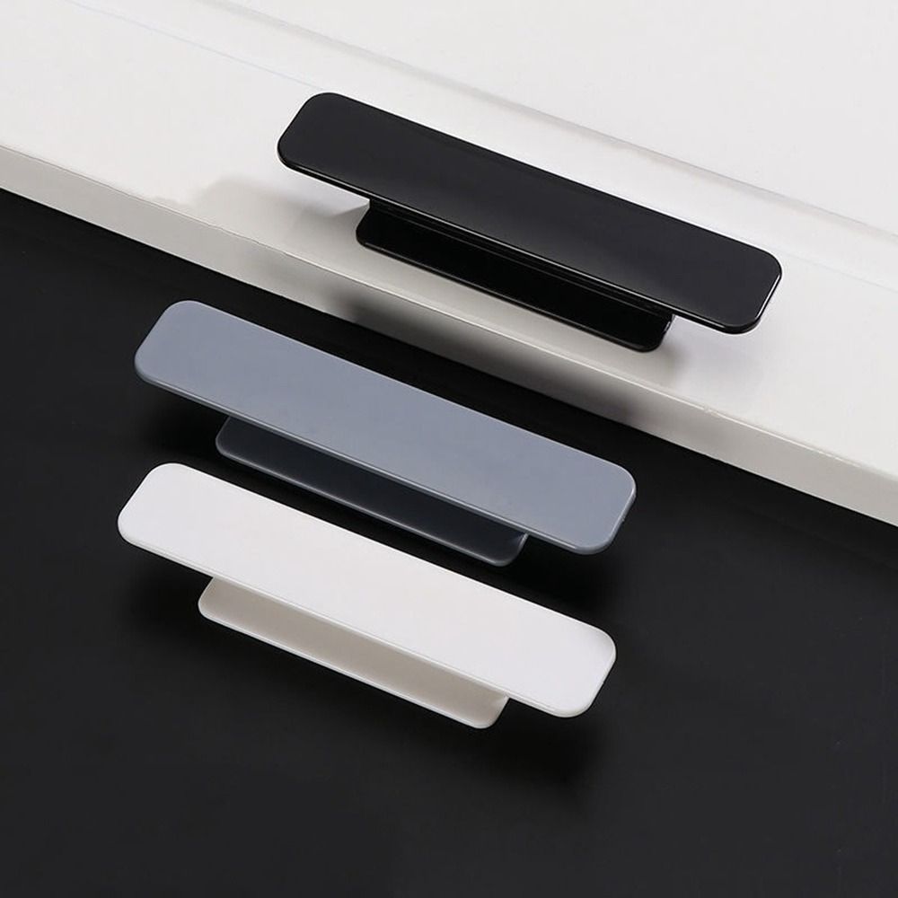Transparent Door Handle Self-Adhesive Door Handlebar Fashion Door Knob Cupboard