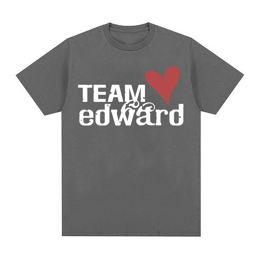 

Jacob Wears Team Edward Organic Iron 100% Cotton Printing T-Shirt Twilight Fans Vintage Men s T-Shirt Women s Fashion Oversized S