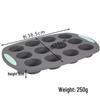 High-Temperature Resistant Silicone Cake Mold – Easy Release for Chiffon, Toast, Cookie, and Muffin Baking
