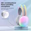 Gaming Headphone Adjustable Headband Headphone Over Ear Adjustable Headband for Travel Office Cellphone PC Accessories