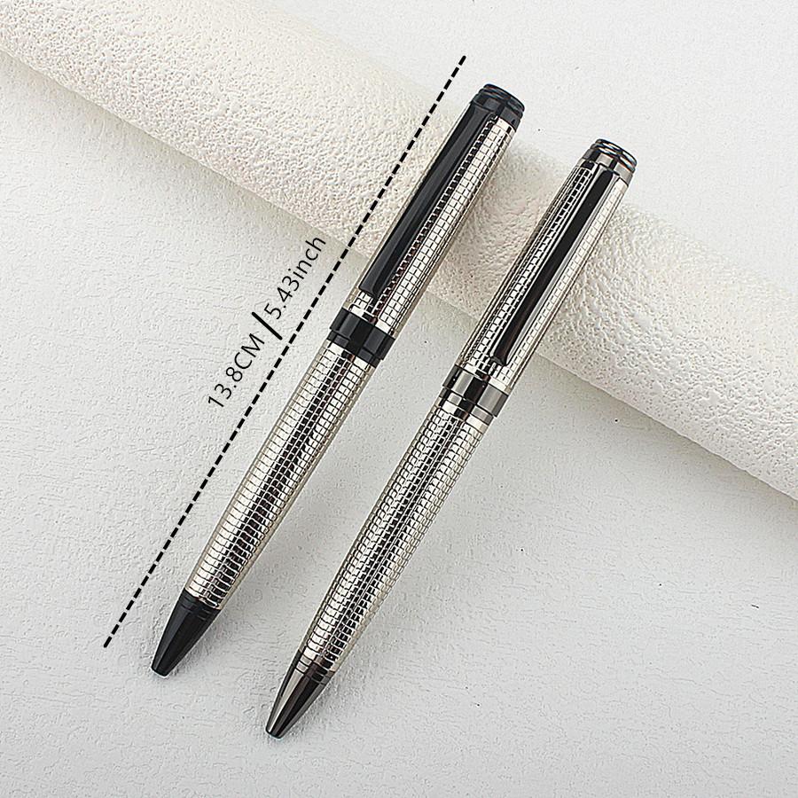 Gitter Metallkugelschreiber 0,7 mm Standardspitze geschmeidiger Stift für Kalligraphie Schreiben & Unterschrift Geschenkstift