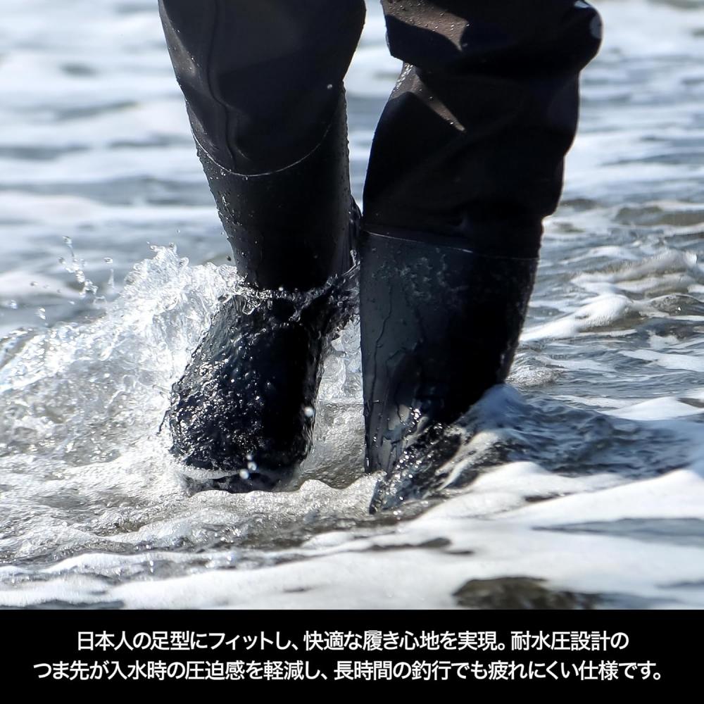 DreS CheSt High Wader Radial Sole Waterproof Breathable FiShing BootS S 2xl menS