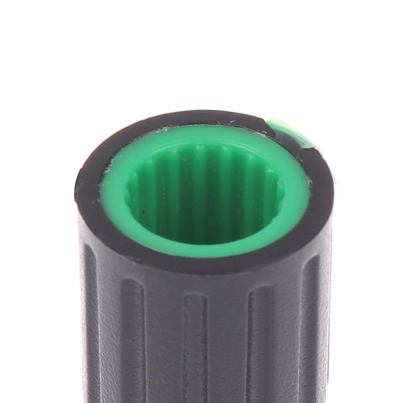 20Pcs Dual Color Knob 10X12Mm Small Volume Adjustment Hat Flower Shaft Hole 6Mm Potentiometer Volume Switch Caps Control Knob