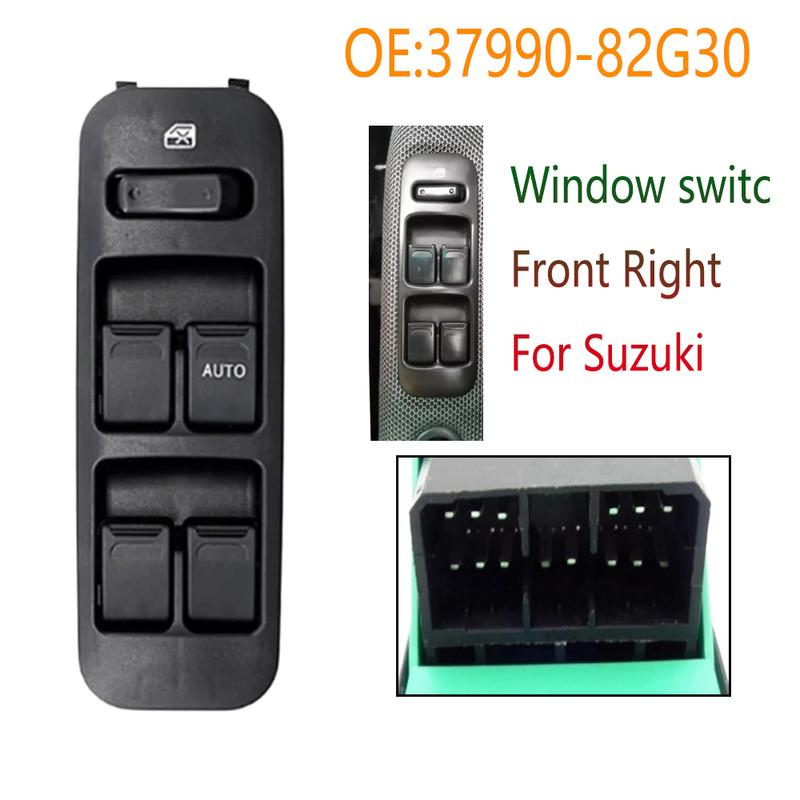 Car Accessories For Suzuki Every Lapin Alto Front Right Driver Side Electric Window Switch Glass Lifter Control Regulator Button