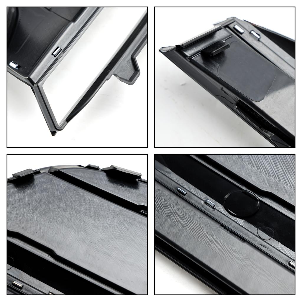 2PCS Front Bumper Fog Light Grille Cover Trim Fit S5 A5 S-Line 2018-2019