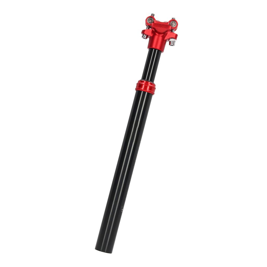 27.2x350mm Bike Suspension Seatpost with Adapter Tube Aluminum Alloy Bicycle Shock Absorber Damper Post