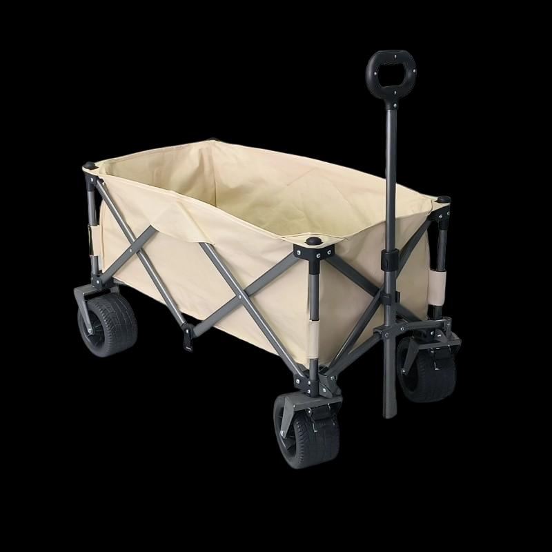 Portable Folding Hand-Push Stall Cart