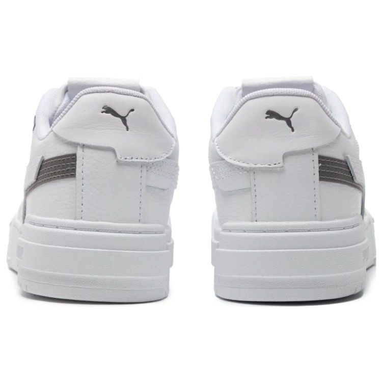 Puma Ca Pro Glitch Reflect Comfortable Shock Absorption Lightweight Low Top Skate Shoes Unisex Sneakers White Silver 393178-01