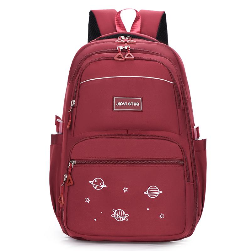 Women's Large Capacity Backpack Print Men's Backpack Junior High School Student Schoolbag