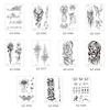 Elegant Temporary Tattoo Stickers Long-lasting Body Art Tattoo Flower Tattoo Stickers  Party