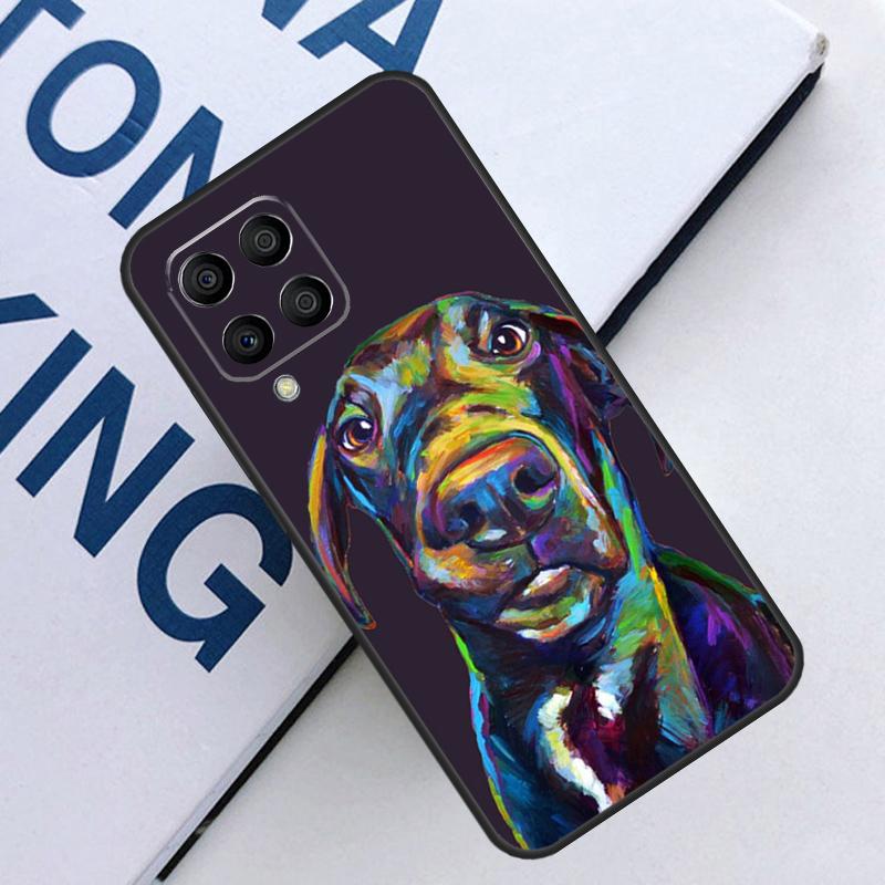 Deutsche Dogge Hund Aquarell Für Samsung Galaxy M31 M55 M15 M11 M21 M13 M33 M35 M53 M14 M34 M54 M12 M32 M52 M06 M16 Hülle