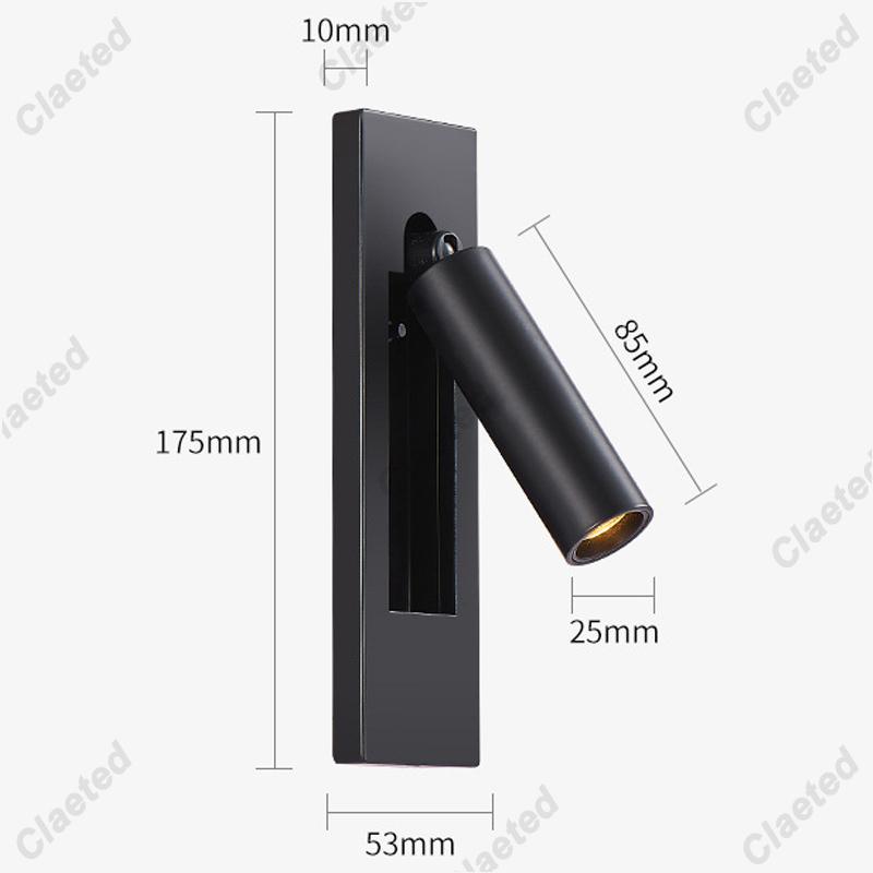 

Modern Led Wall Lamp 110V 220V Led 3W Spotlight Sconce Wall Light for Beside Light Bedroom Living room Dining room Night Lights 3W Warm Light