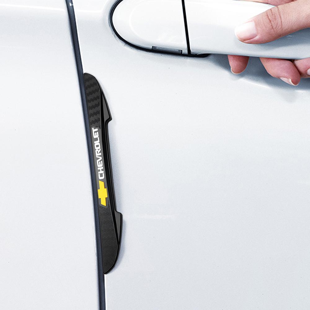 4Pcs Car Door Rearview Mirror Bumper Strips Protective Stickers Auto Exterior Accessories For Chevrolet Cruze Captiva Malibu Z71