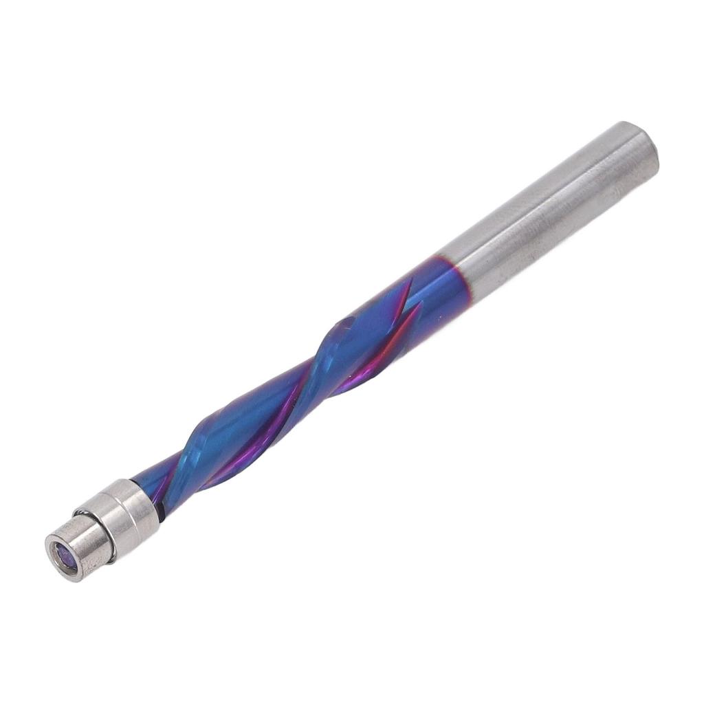 Flush Trim Bit Up Cutter CNC Spiral Milling Router 14 Shank Solid Caribide with Bearing