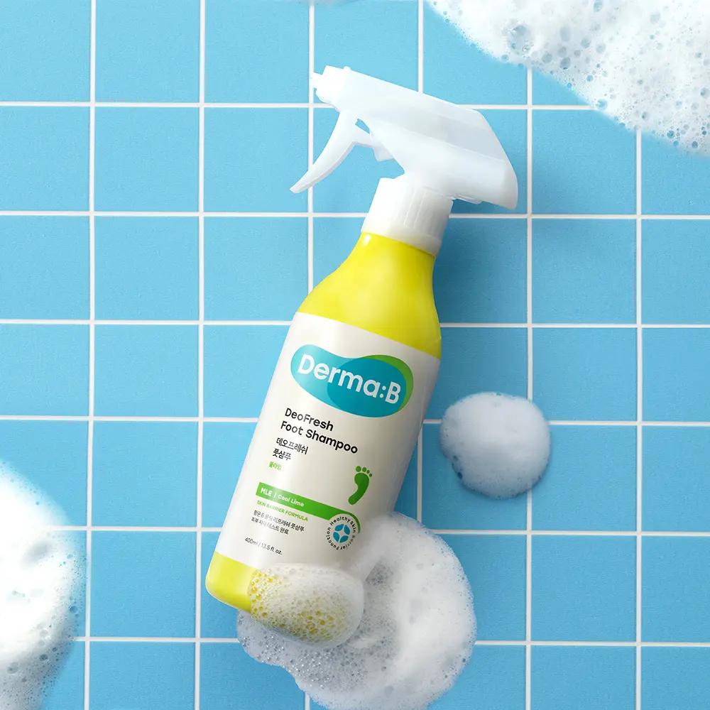 Derma:B Deo Fresh Foot Shampoo - Clean Cotton (400ml)