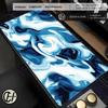 Blue White Fluid Art Mouse Pad Gamer Xl New Large Hd Home Hybxaxc Xxl Play Mat Natural Rubber Office Carpet Laptop Table Mat