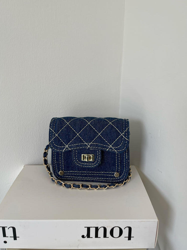 Женские сумки Повседневные сумки через плечо с клапаном Мини-сумки с цепочкой — фото 6