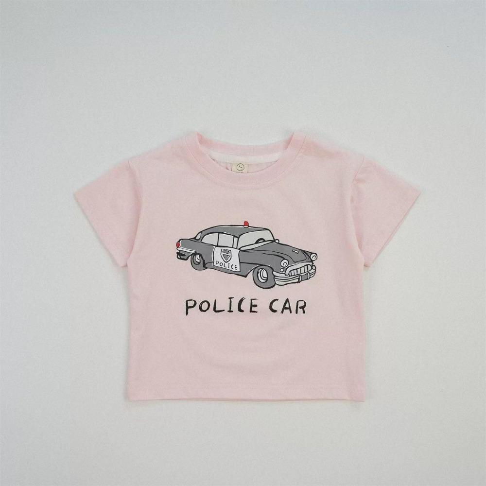 Magliette Top Cartoni Animati per Bambino Abbigliamento Estivo Moda Bambini Manica Corta Abiti T-shirt con Stampa Ampio Casual Tshirt