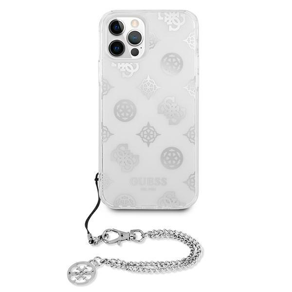 Guess Guhcp12Lkspesi Iphone 12 Pro Max6,7 Srebrny/Silver Hardcase Peony Chain Collection