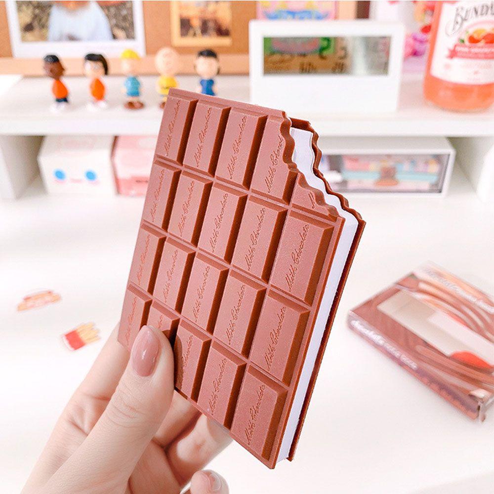 

Massage Note Cartoon Writing Pads Blank Notepad Mini Notebook Biscuit Notebooks Chocolate Memo Pads