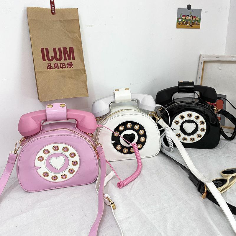 Nuova borsa a tracolla monospalla in vendita calda per donna, creativa, dolce, femminile, divertente, personalizzata, alla moda, carina borsa per telefono