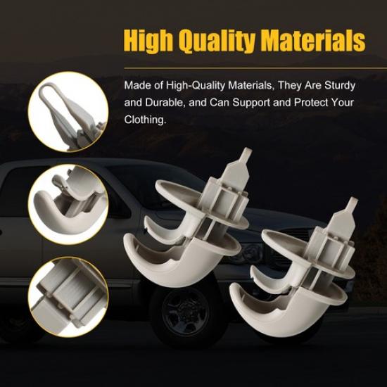 2X Coat Hook Hanger Fit For 2003 2004 2005 Dodge Ram 1500 2500 3500 5HT25TL2AD
