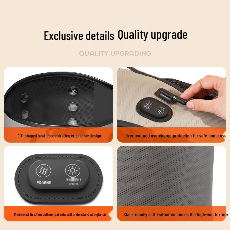 Kopfie Heated Waist Massager CN plug (adapter included)