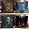 Fashion LLittle Nightmareses Cushion Cover Soft Washable Pillow Case Multi-Scene for Couch Bed Travel Office Use