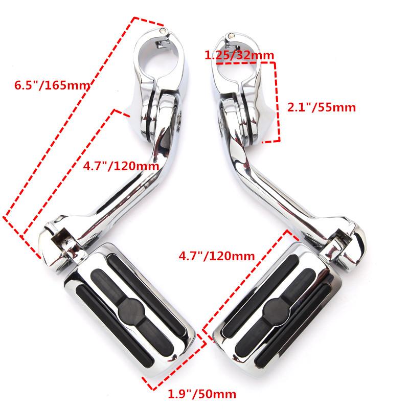 Nový Mount Motocykl gumová podnožka Stupačky Podlaha pro Harley Iron XL 883 1200 Street 750 500 Touring Custom Dyna