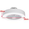 80W Acrylic Light Ceiling Fan Lamp Remote Control Three-color Dimming Ceiling Fan Household Light Decor Light