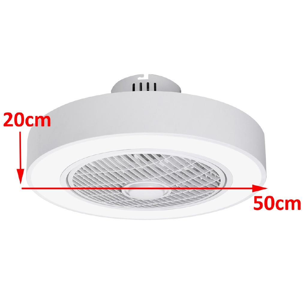 80W Acrylic Light Ceiling Fan Lamp Remote Control Three-color Dimming Ceiling Fan Household Light Decor Light