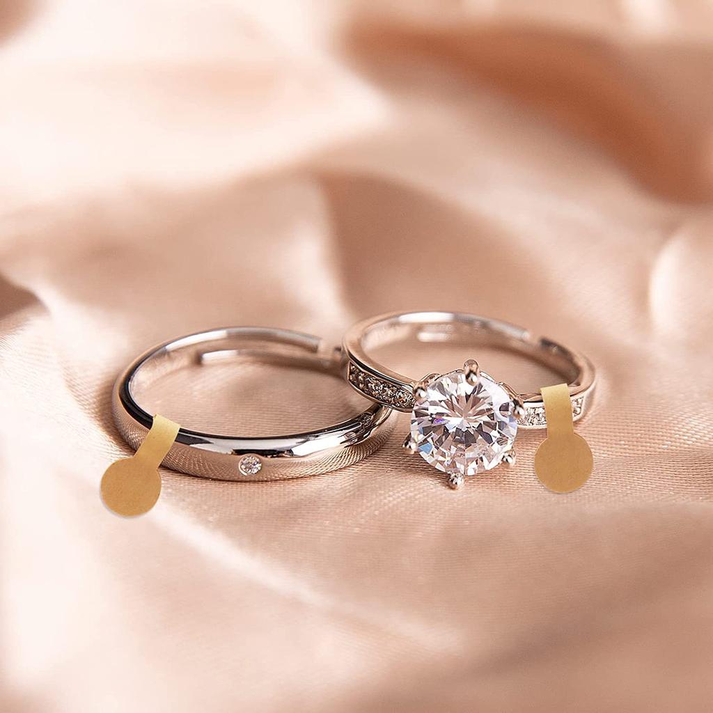 500Pcs/roll Kraft Paper Price Stickers for Small Business Jewelry Price Tags Self Adhesive White Blank Sticker for Clothing Ring