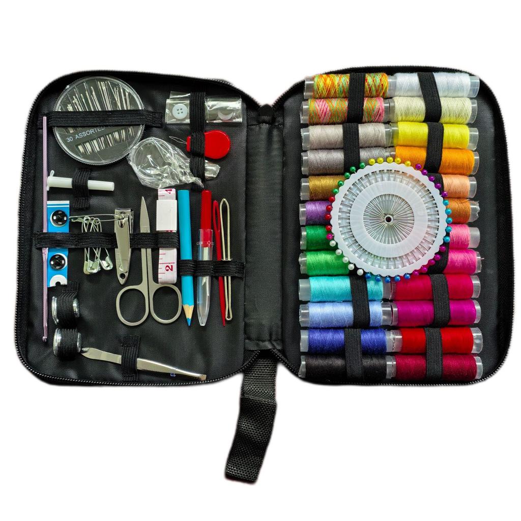 Portable Needle and Thread Kit - Home DIY Sewing Tool Set, Household Sewing Box