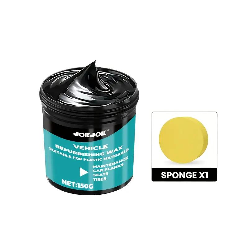 

Car Plastic Polishing Cream, Large Capacity 150G, Refresh Interior, Seats, Tires, etc., Enhance Shine and Brightness