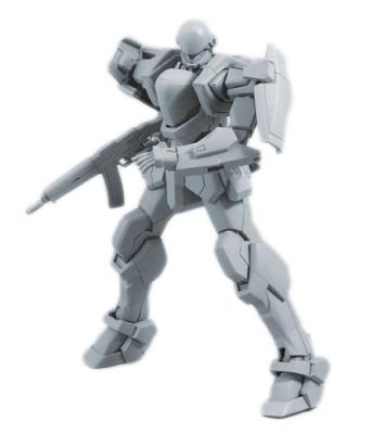 Aoshima Bunka Kyozai Full Metal Panic TSR M9 Gernsback Sousuke Sagara No.01 1/48 Ver.