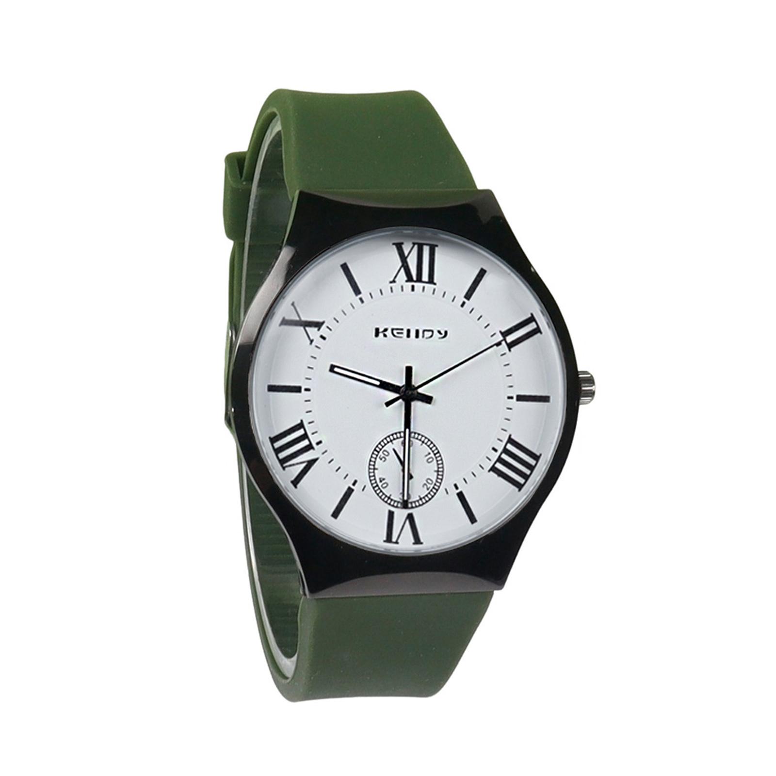 

Мужские водонепроницаемые светящиеся наручные часы-будильник для бега One Size зелёный