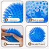 Puppy Squeaky Hedgehog Toy - Elastic Sound Ball, Bite-Resistant, Teething Relief, Self-Entertainment