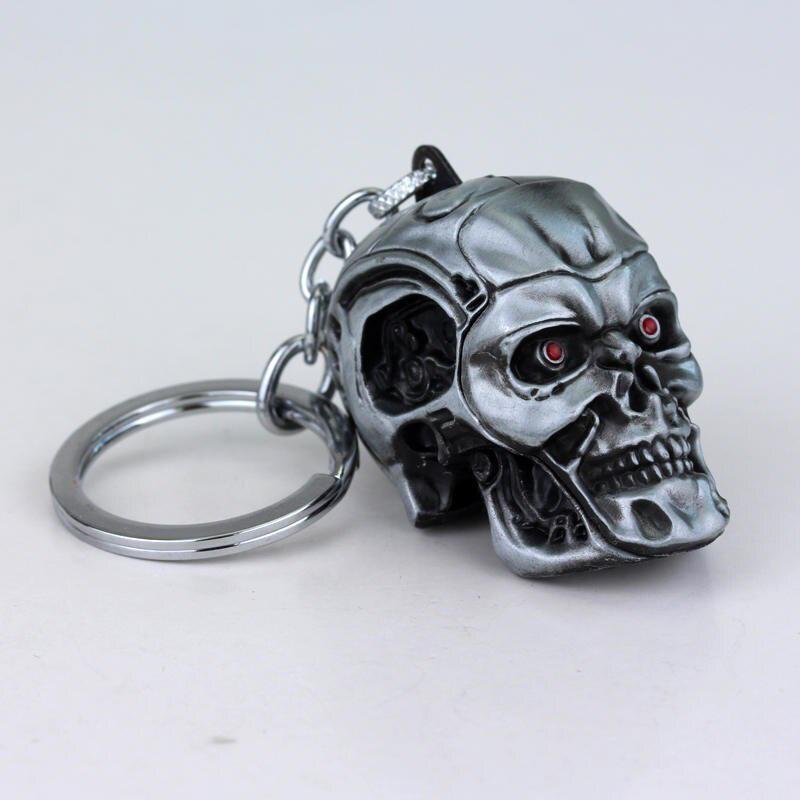1 Stück Vintage Aviator Totenkopf Anhänger Totenkopf Schlüsselanhänger Herren Damen Mode Anhänger Schlüsselring Schmuck Autoschlüssel Zubehör