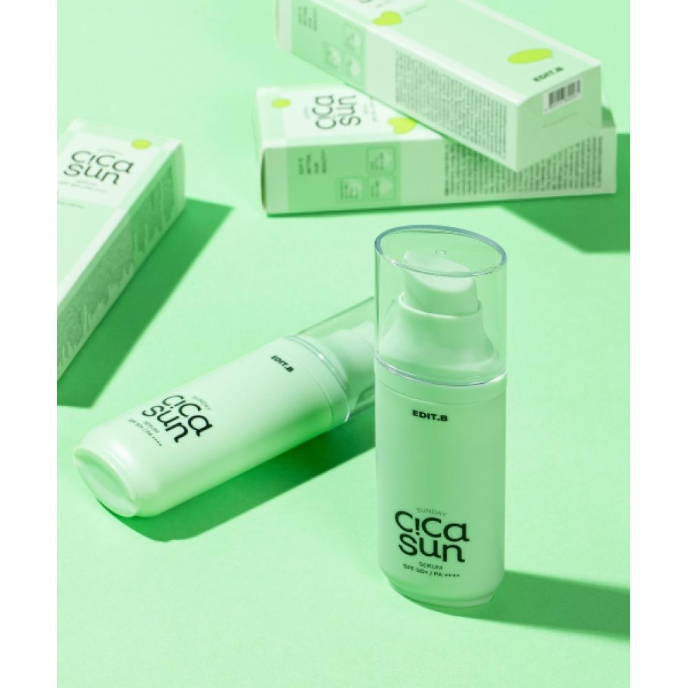 Editb Sunday Cica Sun Serum 55ml [spf50+ Pa++++]