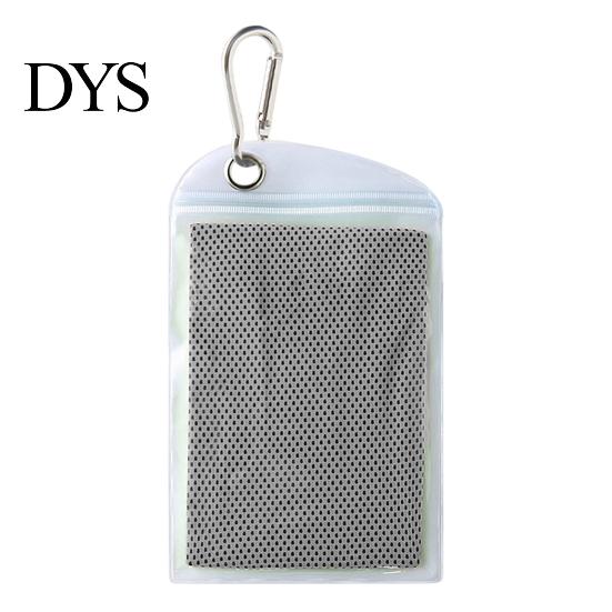 Outdoor Sports Cooling Accessory 100x30cm Unisex Towel, Portable Wrap with Carabiner, Breathable Polyester Cloth Instant Chill Towel for Workout