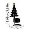 Christmas Candle Holders Christmas Iron Art Candlestick Decorative Candle Stand Holiday Table Centerpeices Home Decors