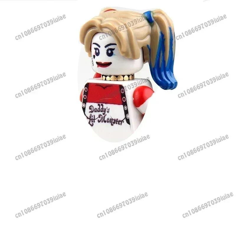 PG8032  BEAST KINGDOM Super Hero Clown Ivy Harley Quinn Catwoman Robin Bricks Cartoon Character building block Birthday Present